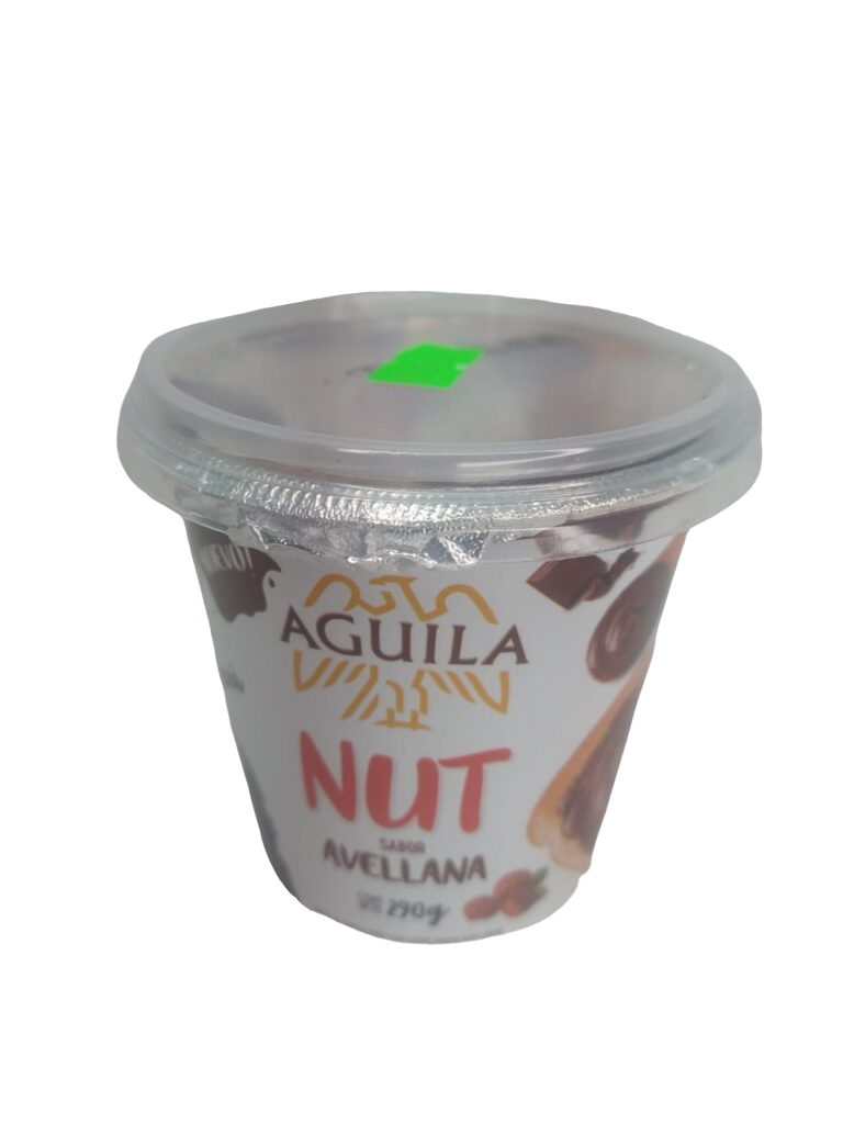 CUBRE TORTAS O RELLENO - NUT - ÁGUILA - SABOR AVELLANA X 290 GR. - Abanico  Bazar